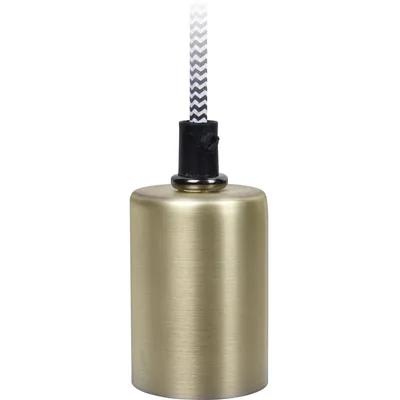 Imagen del producto de Lámpara colgante de metal en color dorado mate, de 8 cm