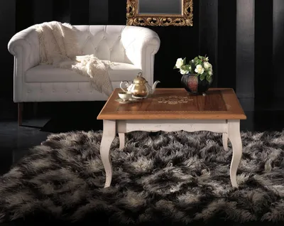 Zdjęcie produktu dla Stolik kawowy w salonie z solidnym stolikiem bocznym design stolika kawowego