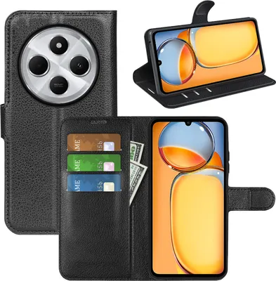 Produktbild von Pro Xiaomi Redmi 14C Koženkové pouzdro Book Wallet Cover Black
