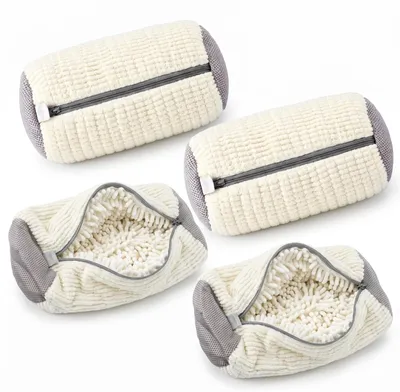 Image de Sacs de lavage pour machine à laver - 4 pièces - Blanc