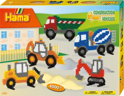 Zdjęcie produktu dla Hama Bgelperlen midi "Pojazdy budowlane", opakowanie upominkowe