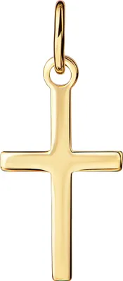 Produktbild von Kreuz-Anhänger 585 Gold Gold-Kreuz für Damen, Herren und Kinder Ketten-Anhänger 14 Karat Gold