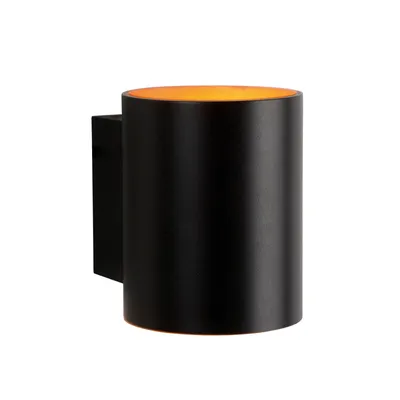 Produktbild von Spectrum LED Wandleuchte Squalla G9 schwarz matt & Gold IP20 Up & Down max. 10W rund