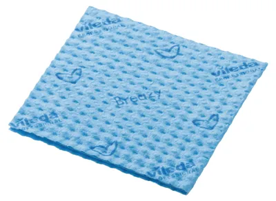 Produktbild von Vileda Professional,Microfasertuch Breazy,Blau,25 STK,Novolon-Technologie