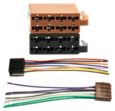 Produktbild von Auto Radio Adapter Kabel Stecker DIN ISO 16 Pin Strom Lautsprecher
