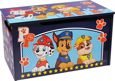 Produktbild von Paw Patrol Holzspielzeugkiste 55,5 x 29,5 x 30 cm