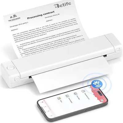 Image de Petites imprimantes Bluetooth A4 pour les déplacements