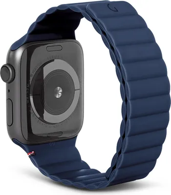 Produktbild von Decoded D23AWS40TSL3SMNY, Uhrenarmband, Apple, Apple Watch 38/40/41/42mm, Silikon, Blau