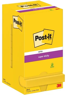 Produktbild von Post-It 7100290189, Quadratisch, Gelb, Papier, 76 mm, 76 mm, 90 Blätter