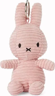 Produktbild von Miffy prívesok na kľúče (ružový, 10 cm) plyšová hračka plyšové zviera prívesok na kľúče králik