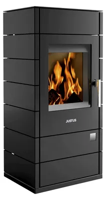 Produktbild von Justus | Kaminofen | Tova (W+) | 6 kW | Stahl Schwarz