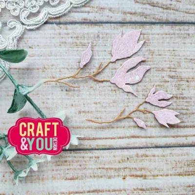 Immagine prodotto di Fustella per fiori di magnolia • Craft & You Design