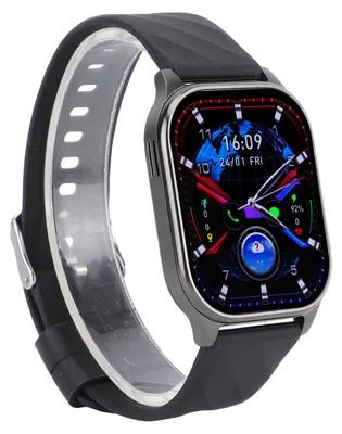 Zdjęcie produktu dla Smartwatch z ekranem HD o przekątnej 2,04 cala, wodoodporny (IP68), z obsługą Bluetooth, powiadomieniami o połączeniach i wiadomościach oraz wieloma trybami sportowymi – idealny do codziennego użytku i aktywności fizycznej