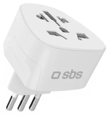 Image de SBS Adaptateur de voyage universel Type C – Fiche italienne