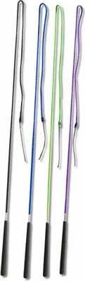 Produktbild von AMKA Bogenpeitsche Fahrpeitsche 120 cm für Horsemanship Bodenarbeit Fahrsport diverse Farben gummierter Spezialgriff in Schwarz
