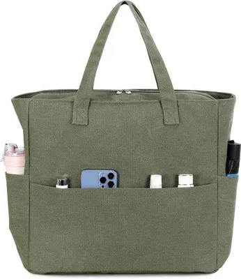 Image de Sac de plage imperméable avec fermeture éclair pour femme - Sac à bandoulière et sac de courses - Résistant au sable, idéal pour le sport et la famille