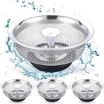 Immagine prodotto di Set di filtri di scarico per cappa da cucina in acciaio inossidabile - Confezione da 4 - Filtro di scarico - Per cappe da cucina - 85 x 7 x 4 cm Filtro per cappa da cucina in acciaio inossidabile
