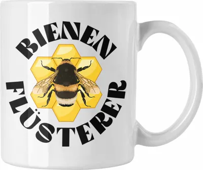 Produktbild von Trendation - Imker Geschenke Tasse Bienenzucht Kaffeetasse Geschenkideen Bienenzüchter Bienen Zuebhör Geschenke Lustig (Weiß)