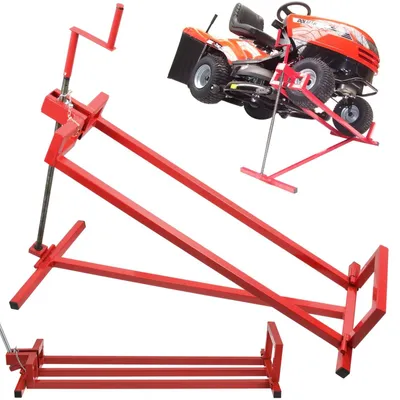 Imagen del producto de Dispositivo de elevación para cortacéspedes de tractor, capacidad de 400 kg