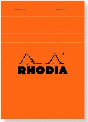 Image de Rhodia 01320001 bloc-notes A6 160 feuilles Orange