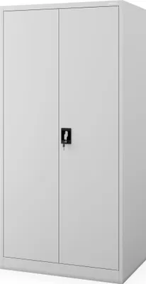 Produktbild von Abschließbarer Geräteschrank DAWID D600 900 x 1850 x 600 mm grau