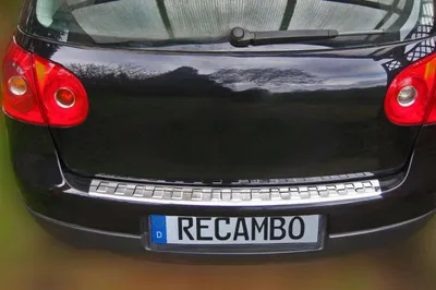 Zdjęcie produktu dla Chromowana osłona zderzaka ze stali nierdzewnej do VW GOLF 5 V-SCHRÄRGHECK-MIT Abkantung