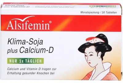 Produktbild von Alsifemin Klima Soja+Calcium+D3 Tabletten 30 St