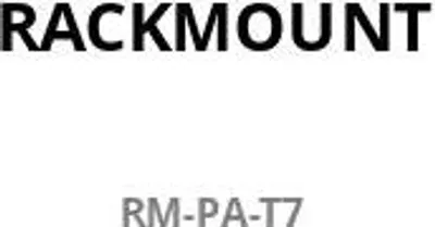 Productafbeelding van RACKMOUNT.IT PA-Rack RM-PA-T7: 2U rackmontageset voor firewalls en netwerkapparatuur - zwart