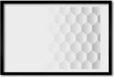 Produktbild von Bild 60x40 MDF-Rahmen, Wandkunst Hexagone Hintergrund