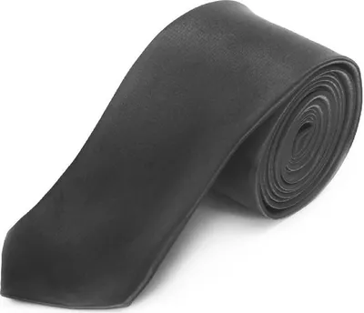 Produktbild von Oblique Unique Krawatte Schlips schmal Binder Style - dunkelgrau