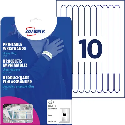 Immagine prodotto di Avery L4000-10 Druckeretikett Weiß (L4000-10)