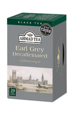 Productafbeelding van Ahmad Tea, Earl Grey, ontcafeïneerd, 40g, 20 theezakjes
