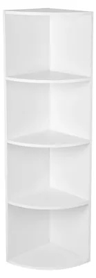 Immagine prodotto di Scaffale Angolare - Leobert - Bianco - 30 X 30 X 129,5 Cm