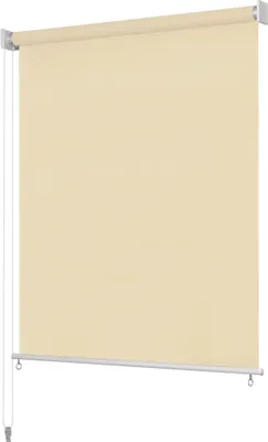 Image de Store roulant d'extérieur 140 x 230 cm Crème