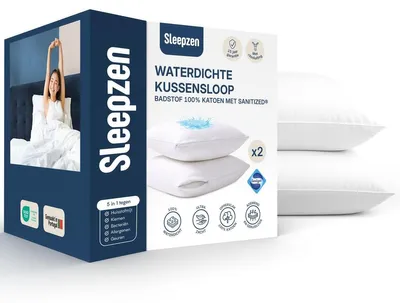 Obrázek produktu pro Povlak na polštář - 50 x 75 cm - Voděodolný - Sada 2 kusů - Na zip
