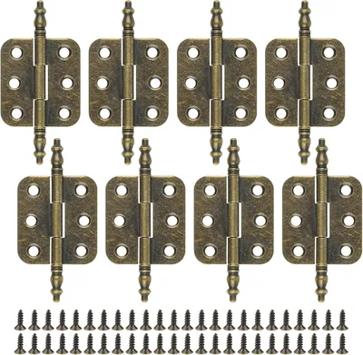 Productafbeelding van Decoratieve scharnieren, 70x34 mm, 8 stuks, voor sieradenkistjes