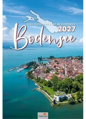 Produktbild von BODENSEE Jahreskalender 2027 für die Wand mit Motiven der Bodenseeregion