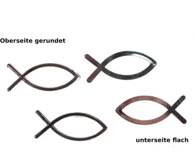 Produktbild von 96 Fische Kunststoff L3cm silber Streudeko Streufische Kommunion Hochzeit