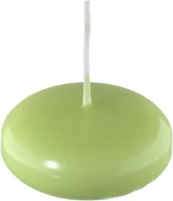 Produktbild von Schwimmkerzen Lime 24 x Ø 60 mm, 20 Stück