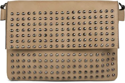 Productafbeelding van styleBREAKER Clutch met studs, avondtas, schouderband, handlus, schoudertas, dames 02012227