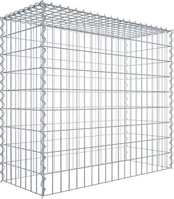 Produktbild von Anbaugabione Typ 3 100 cm x 90 cm x 40 cm (L x H x T), Maschenweite 5 cm x 10 cm, Spirale