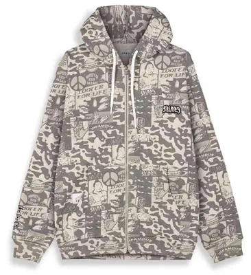 Image de Sweat à capuche Grimey GCH623-LGRE pour Homme