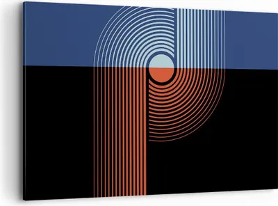 Produktbild von Bild auf Leinwand - Leinwandbild - Einteilig - Abstraktion Moderne Minimalismus - 120x80cm - Wand Bild - Wanddeko - Wandbilder - Leinwanddruck - Bilder - Wanddekoration - Leinwand bilder AA120x80-4520