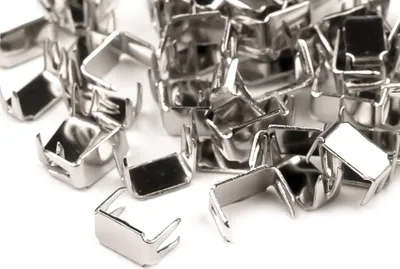 150 Reißverschluss Endstücke 3mm Stopper silber