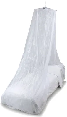 Zdjęcie produktu dla Moskitiera Travelnet Pop Out I – przeciw komarom – obwód 800 cm x wys. 240 cm – górny pierścień 55 cm 1-2 osoby, oczka 2000