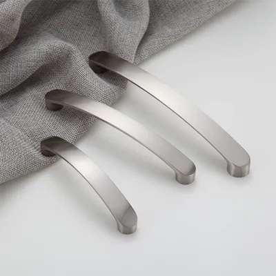 Produktbild von BundiGlassware Möbelgriffe, Edelstahl Gebürstet, 128mm Lochabstand, für Schubladen Schranktüren Küchenschränke, 6 Stück, inkl. Schrauben
