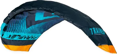 Produktbild von Wolkenstürmer Lenkmatte Paraflex Trainer 2.3 (schwarz-türkis), Zweileiner Kite - flugfertig ink. Trainerbar und Zubehör