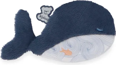 Image de Kaloo peluche rafraîchissante baleine - Jouet confort bébé