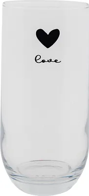 Immagine prodotto di Bicchiere d'acqua Clayre & Eef 280 ml cuore di vetro