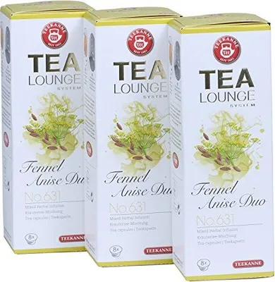 Produktbild von TEEKANNE TEALOUNGE System Fennel Anis Duo No. 631, 6er Pack (6 x 22 g)